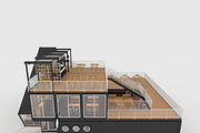 3D Model Container Cafe 6, an Architecture 3D Model by SR 3D Visual (Thumbnail 9 of 26)