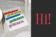 Gelineos - Modern Serif Display Font, a Serif Font by Brainwaves.Studio (Thumbnail 5 of 7)