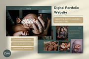 Digital Portfolio Site | Canva, a Landing Page Template by CreativeJourney (Thumbnail 1 of 4)