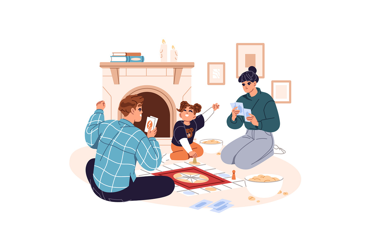 Families on summer vacation set, a Person Illustration by PaperTrident (Photo 9 of 9)