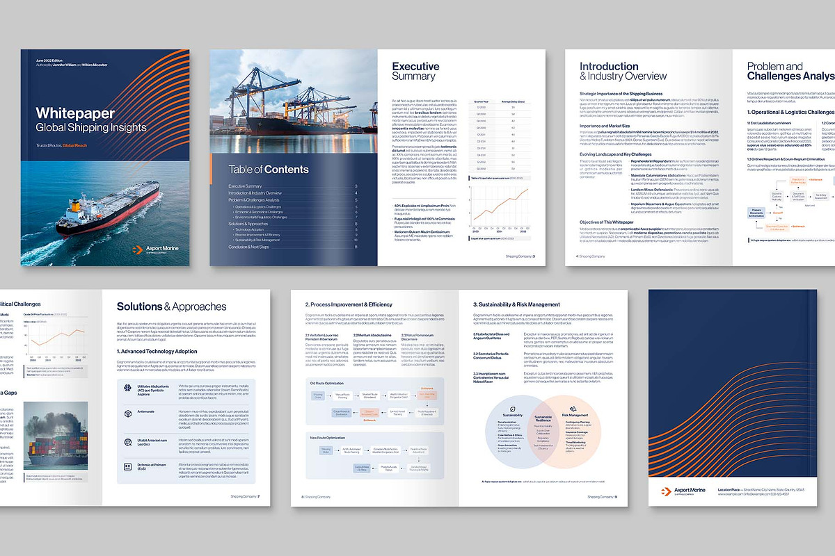 Whitepaper Template, a Brochure Template by BrandPacks (Photo 2 of 5)
