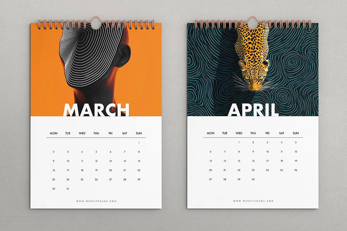 2026 Calendar Template, a Stationery Template by DesignCrest (Photo 5 of 10)