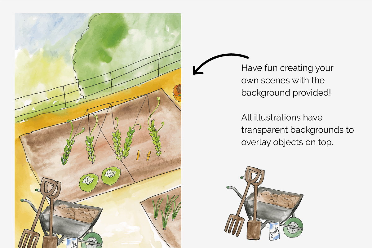 An arty Allotment, an Education Illustration by Liz Pengilley Studio (Photo 4 of 11)