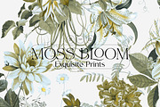 Moss Bloom Floral Patterns, a Pattern Graphic by LEAFure (Thumbnail 1 of 10)