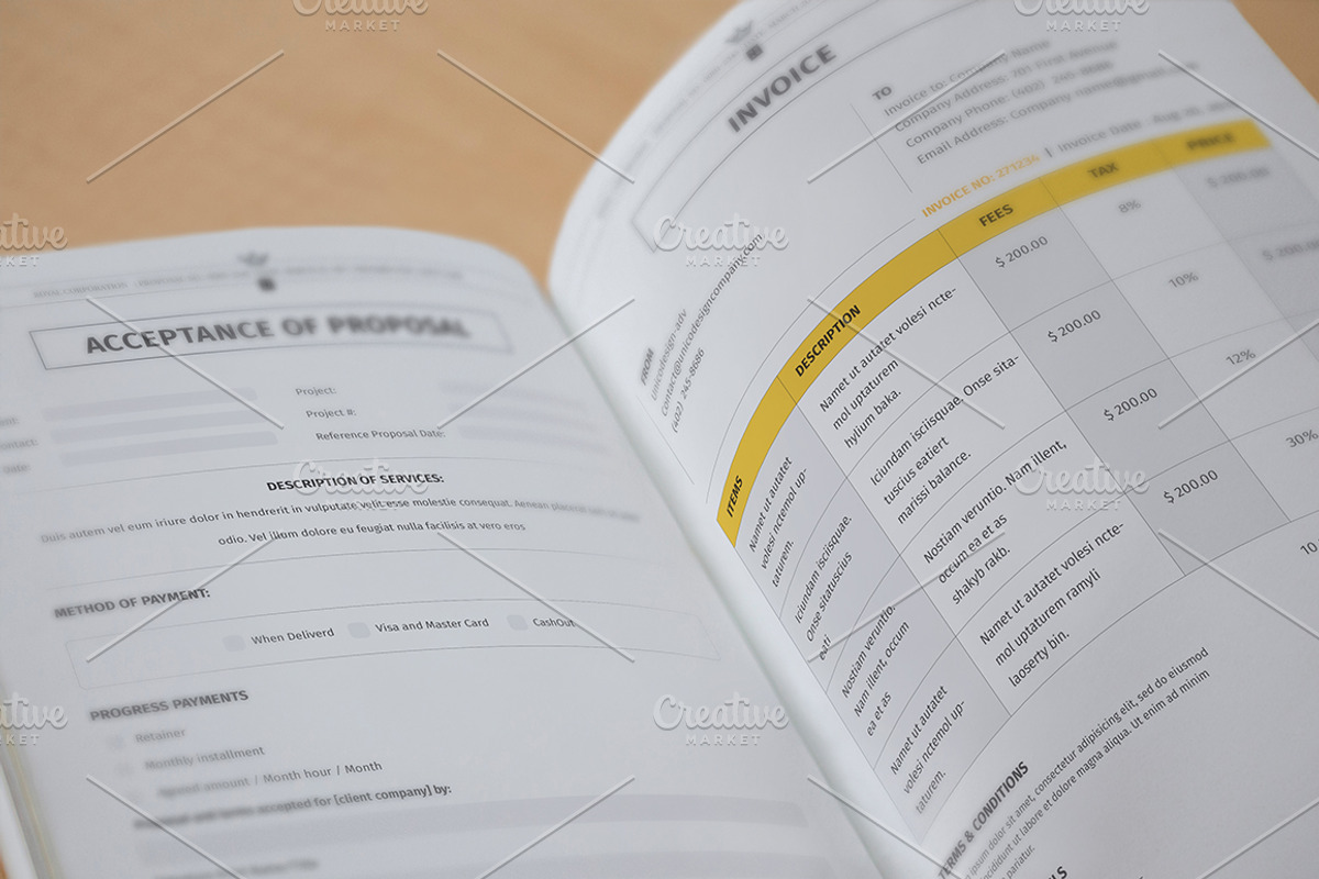 60+ Pages Bundle Proposal Pack -30%, a Stationery Template by Mastergfx (Photo 21 of 56)