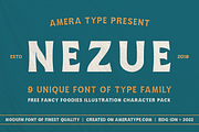 Nezue, a Font by Amera Type (Thumbnail 1 of 10)