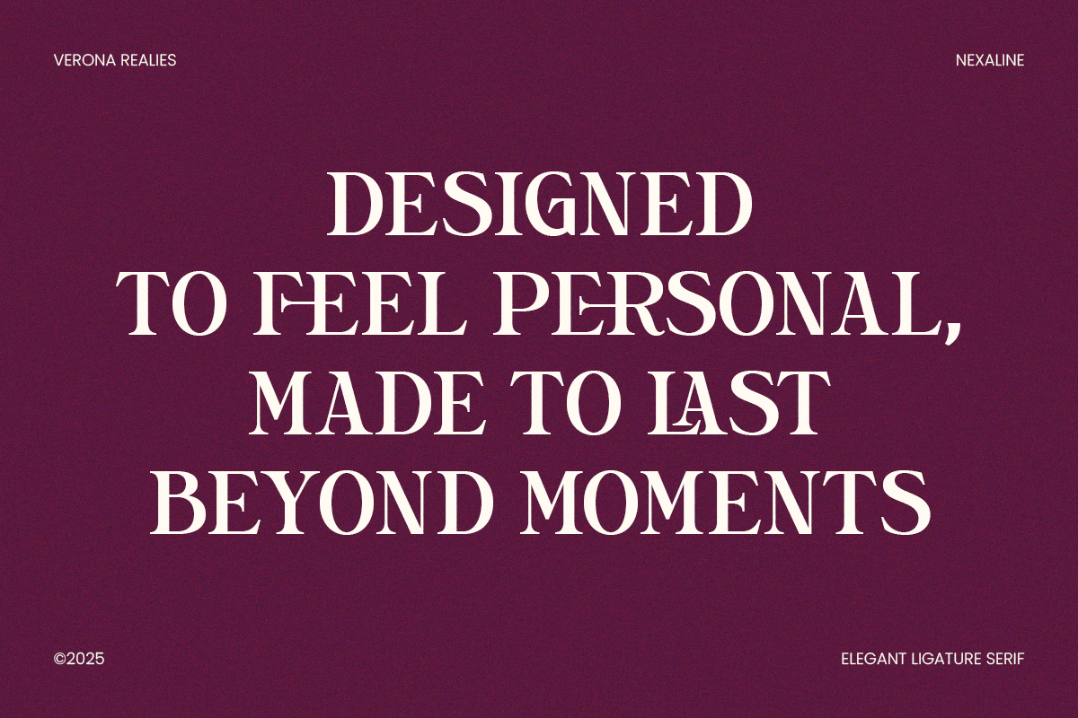 Verona Realies - Elegant Serif Font, a Serif Font by NexaLine (Photo 7 of 10)
