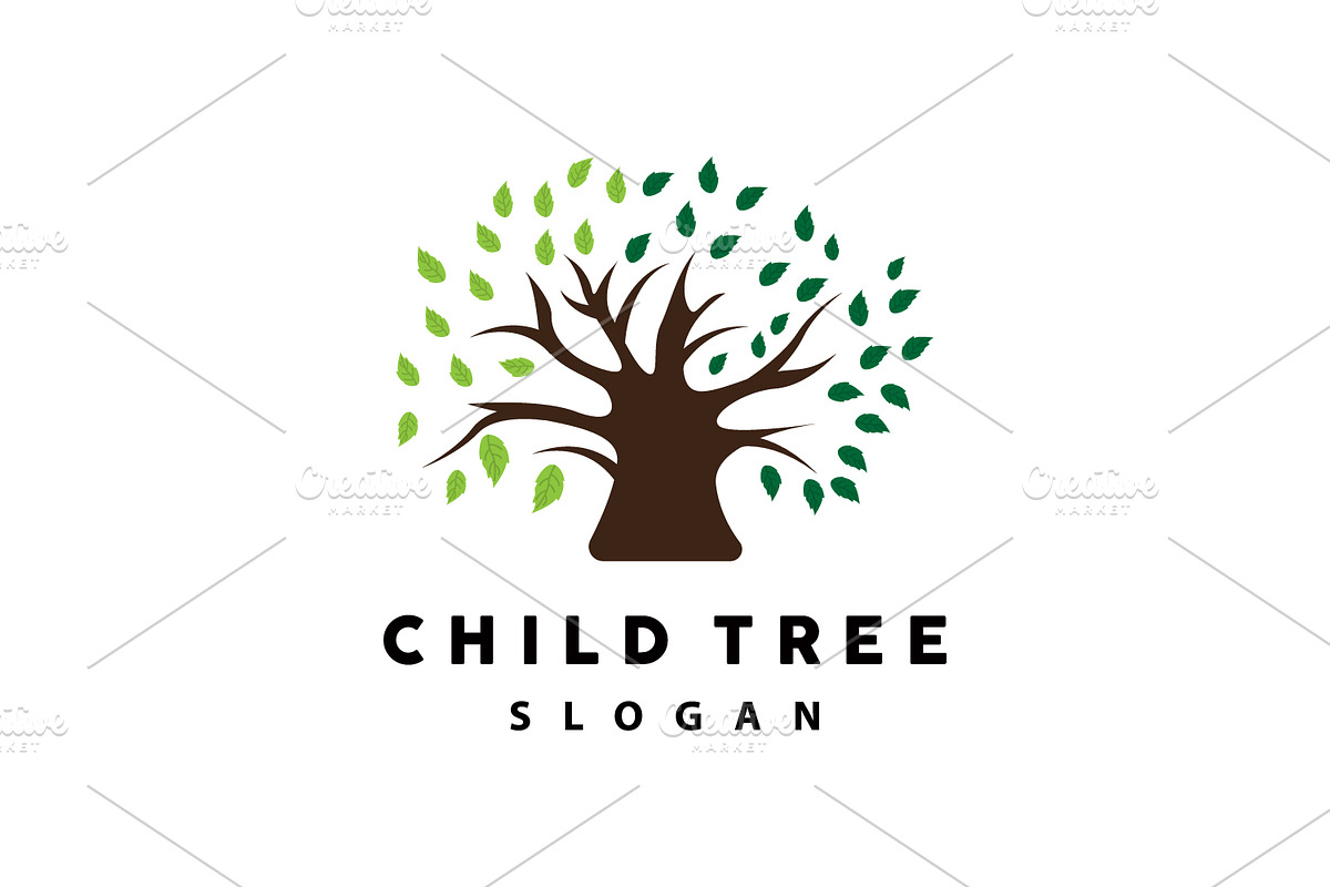 Tree Logo, Educational Playground, a Branding & Logo Template by Maylianaw28