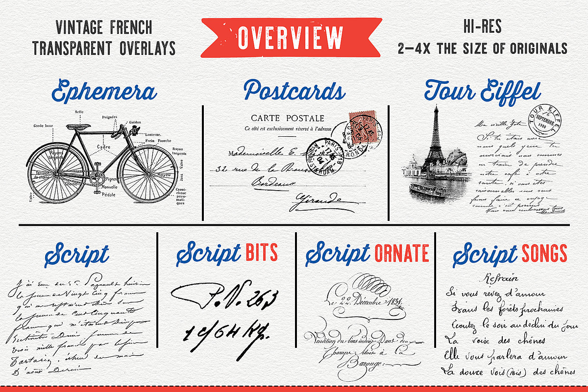 Essential Vintage French Graphics, a Graphic by French Kiss Collections (Photo 2 of 30)