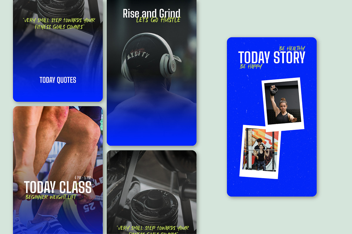 Fitness Coach Instagram Template, a Social Media Template by SecondBrain Store (Photo 8 of 10)