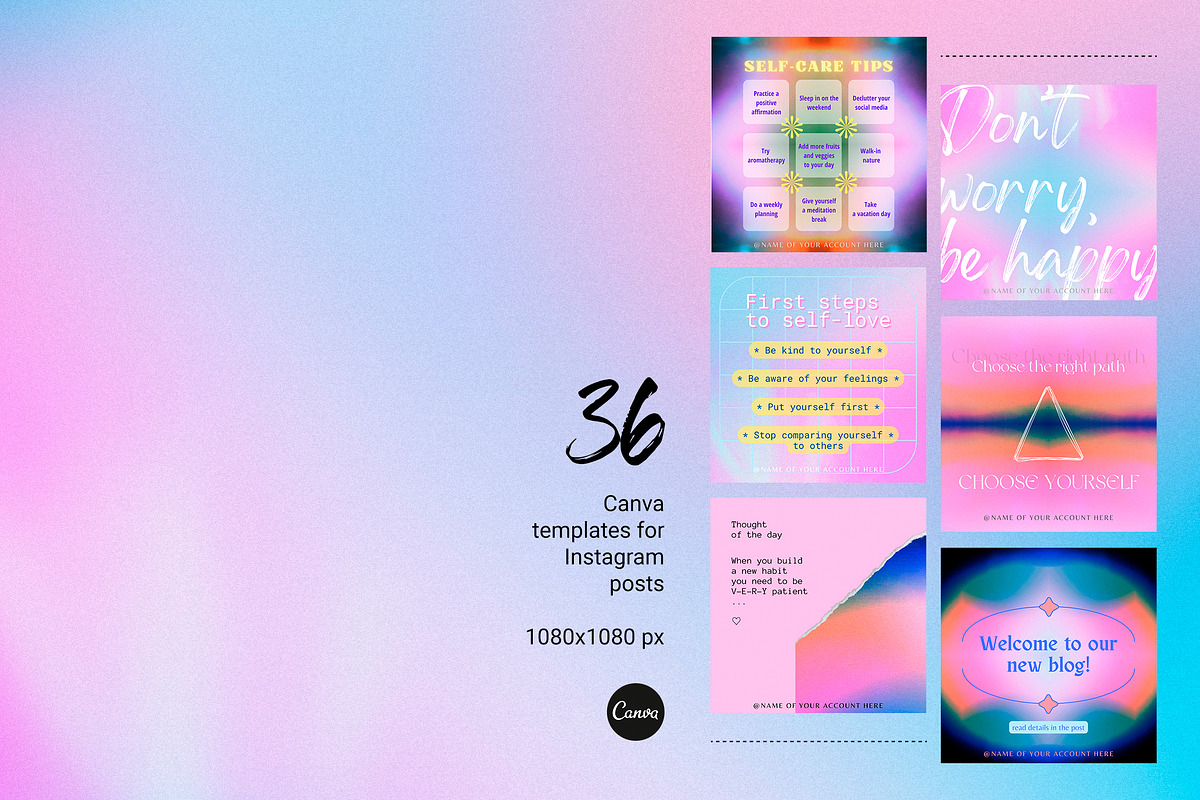 Canva templates for Instagram, a Social Media Template by LiiaLonn Studio (Photo 3 of 10)