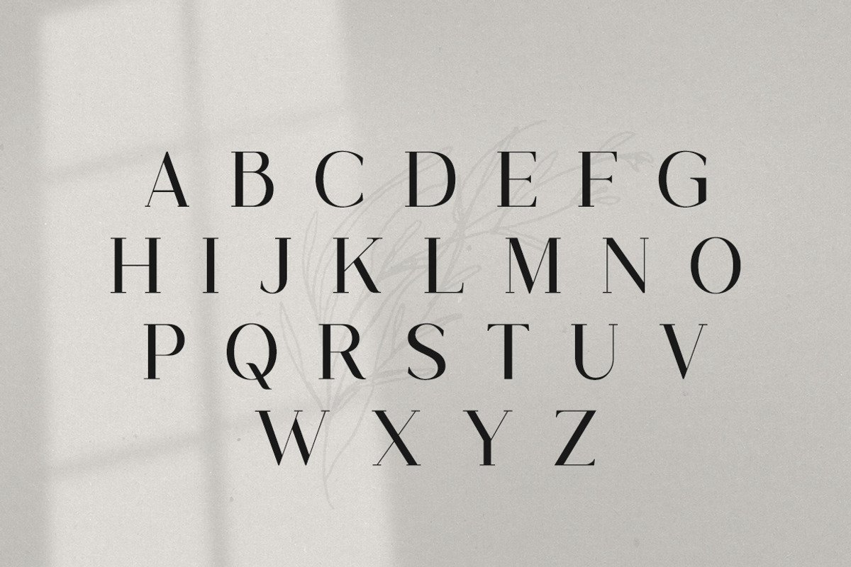 Gorgeous Serif Font preview 6