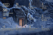 Real Watercolors - Photoshop Brushes, a Brush Add-On by GRANCI STUDIOS (Thumbnail 2 of 9)