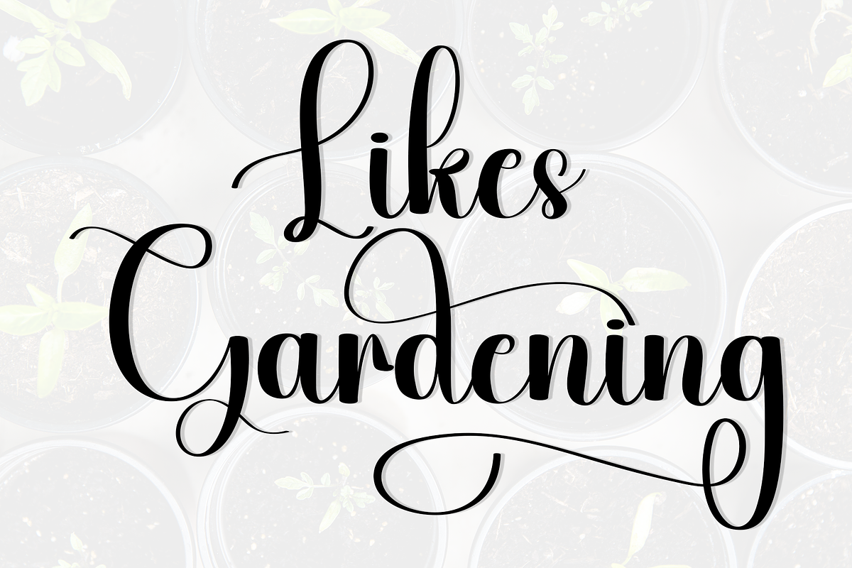 Gardening, a Handwritten Font by InermediaSTUDIO (Photo 6 of 8)