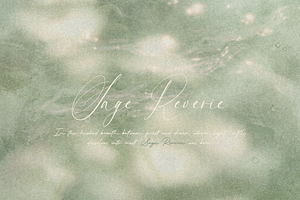 Sage Reverie, a Background Graphic by Lilithcollageart