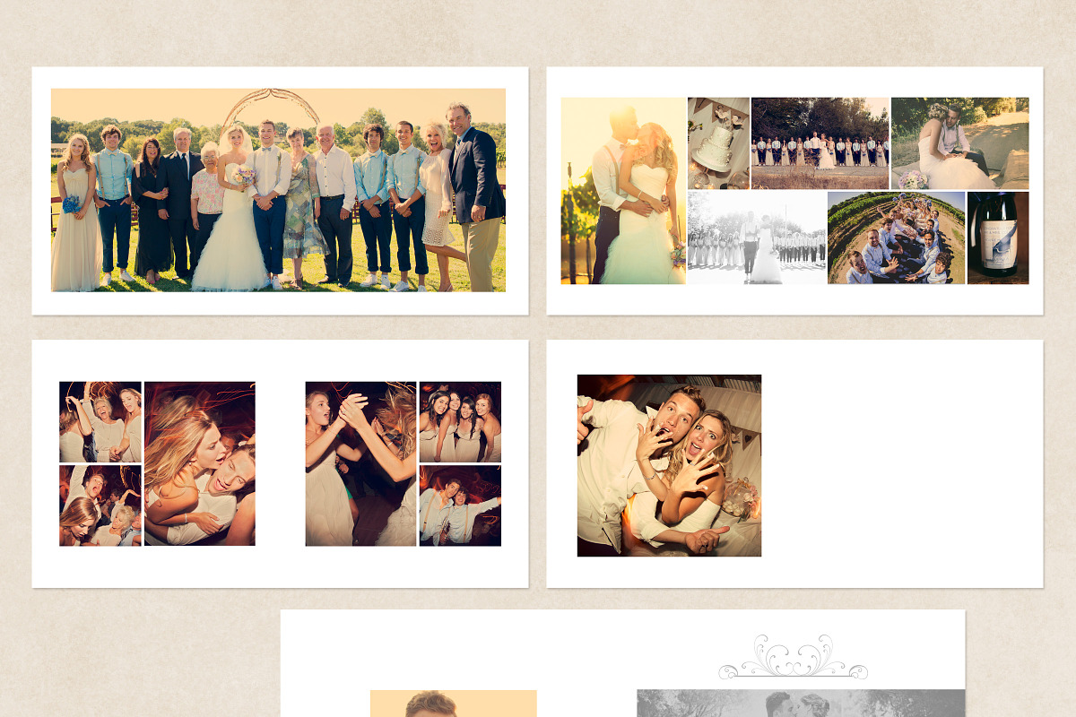 White Wedding Album Template, a Presentation Template by Posh Papers & Patterns (Photo 5 of 5)
