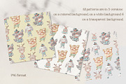 Cute woodland animals clipart., an Animal Illustration by Yuliya Art (Thumbnail 19 of 19)