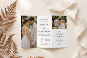 Photo Wedding Program Template, an Invitation Template by Arslan (Thumbnail 2 of 4)