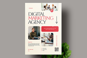 Creative Agency Flyer, a Flyer Template by Pixelpick