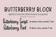 Butterberry Font Trio, a Script Font by OnTheSpotStudio (Thumbnail 2 of 4)