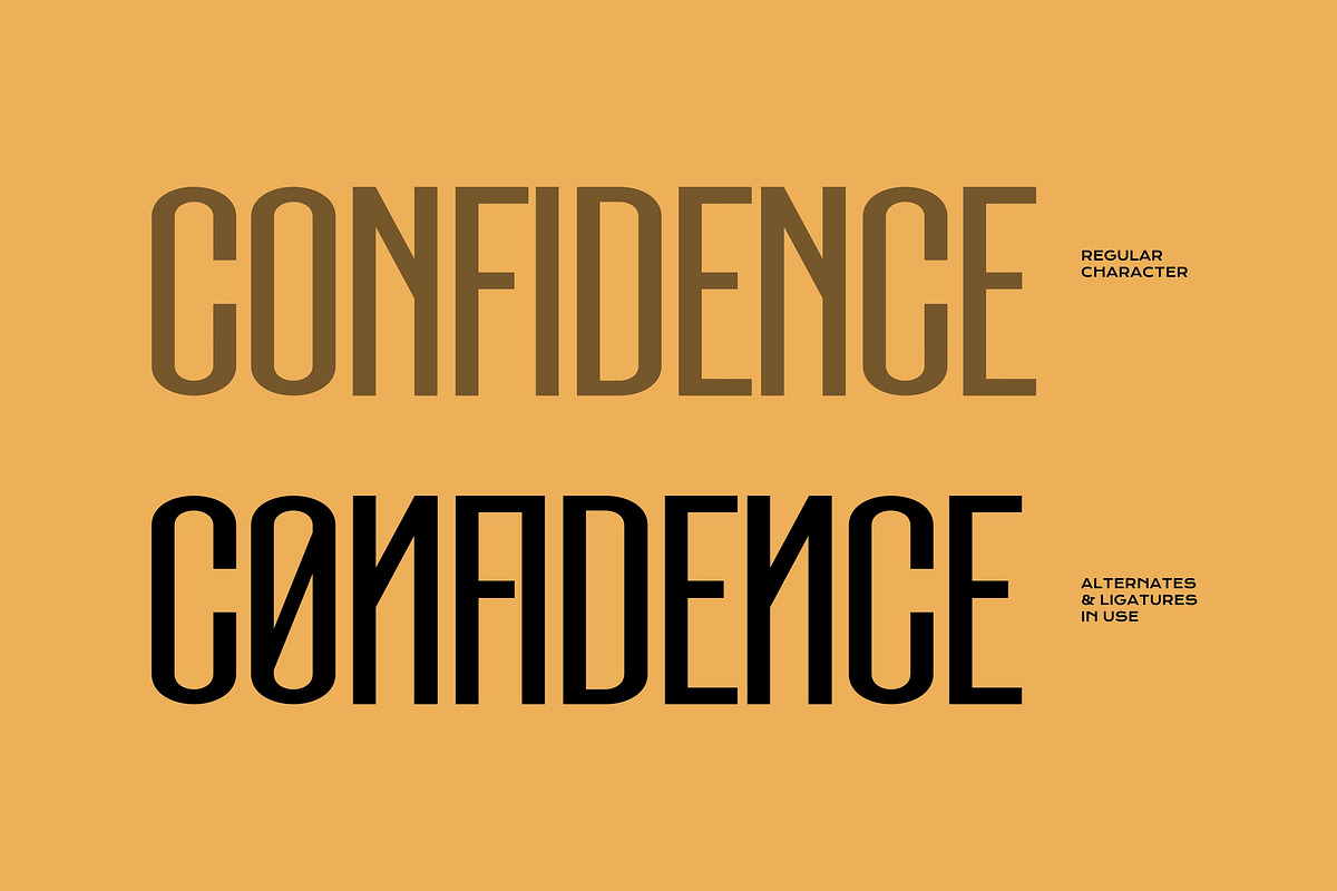 Holansia - Tall Condensed Font, a Sans Serif Font by Imoodev (Photo 3 of 5)
