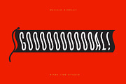 WAGGLE Display Font, a Font by PiiNK iiNK STUDiO (Thumbnail 9 of 13)