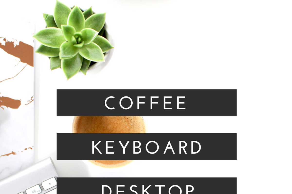 Minimalist desktop with Coffee, a Social Media Template by life i design by Nicki (Photo 2 of 3)