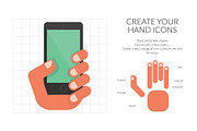 24 Hand Icon Vector, a Graphic by creativebythesea (Thumbnail 3 of 3)