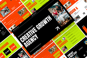 Creative Agency Presentation, a Presentation Template by adoestudio (Thumbnail 1 of 7)