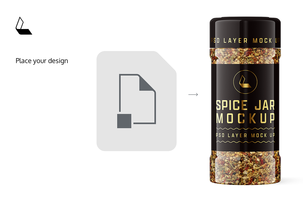 Spice Jar Mockup, a Packaging Mockup by Karma (Photo 10 of 14)