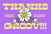 Sunny Groovy Retro Display Font, a Serif Font by timelesstype.co (Thumbnail 20 of 20)