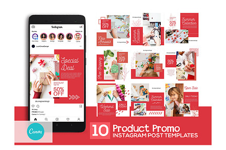 Instagram Post Template For Canva