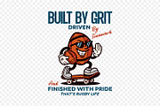 Mascot Rugby Ball Character T-Shirt, a Sport Illustration by shaondesigns (Thumbnail 2 of 6)