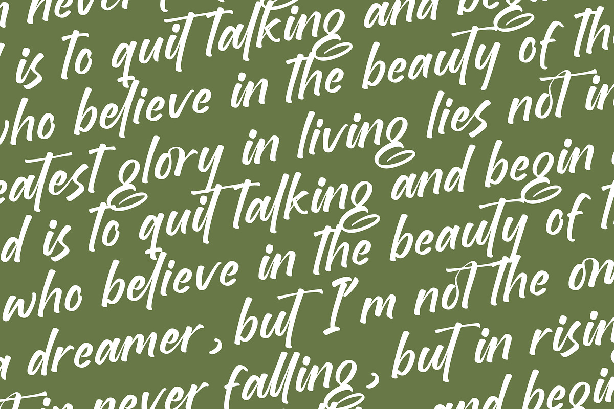 Brighten Shootters Modern Script, a Script Font by Letterena Studios Script (Photo 17 of 20)