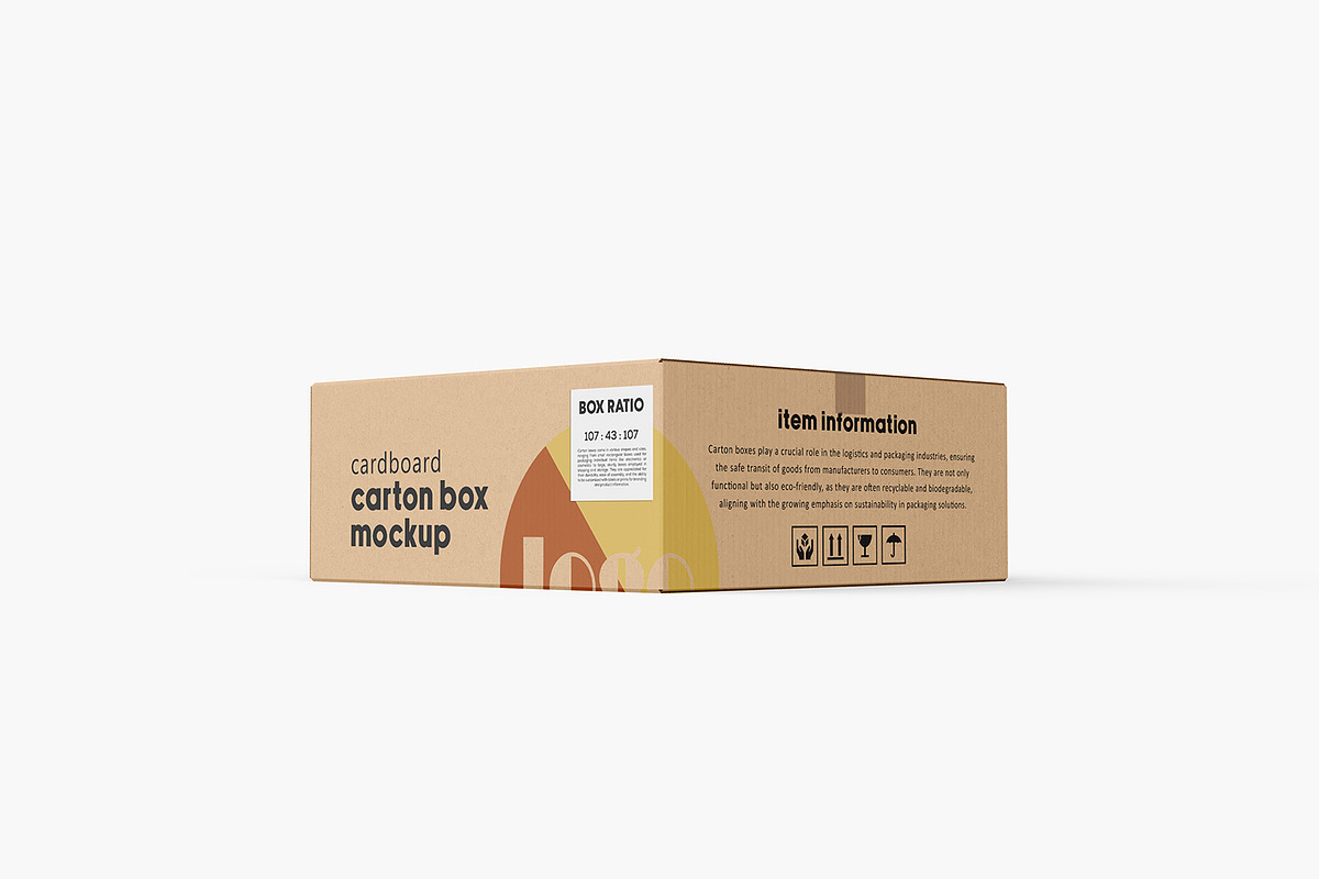 Cartoon Box Mockup, a Packaging Mockup by Ram Studio LLC (Photo 19 of 23)