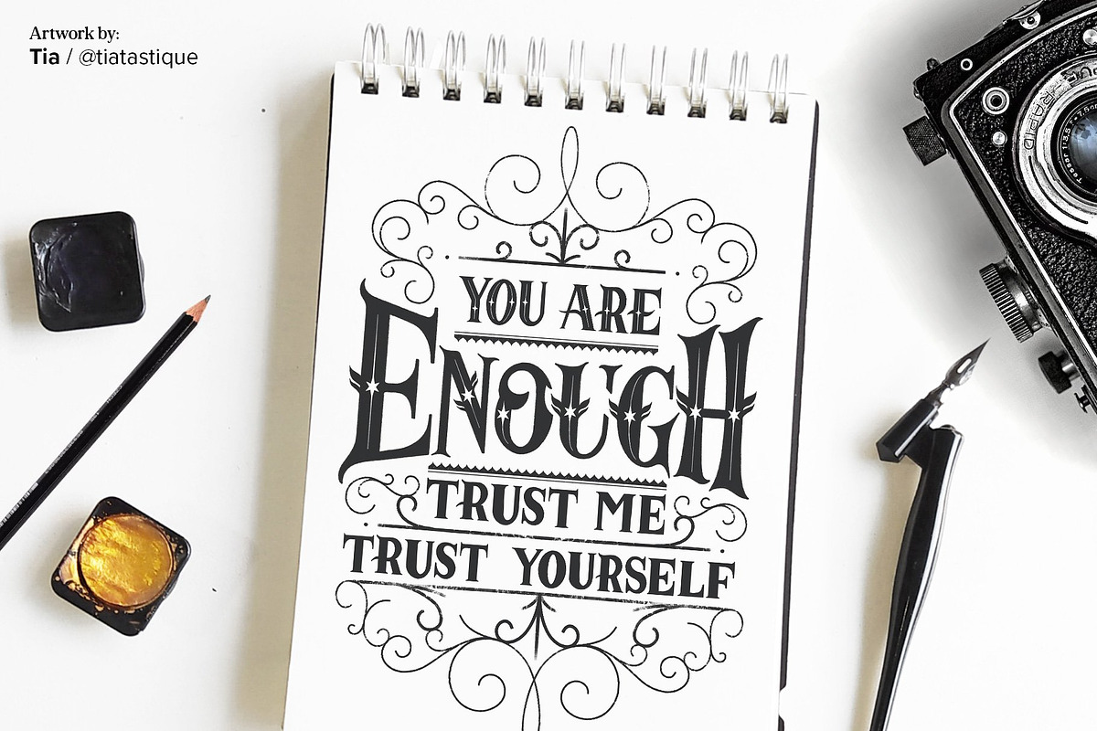 Vintage Lettering Brush Toolbox, a Brush Add-On by Nico-Ng (Photo 11 of 21)