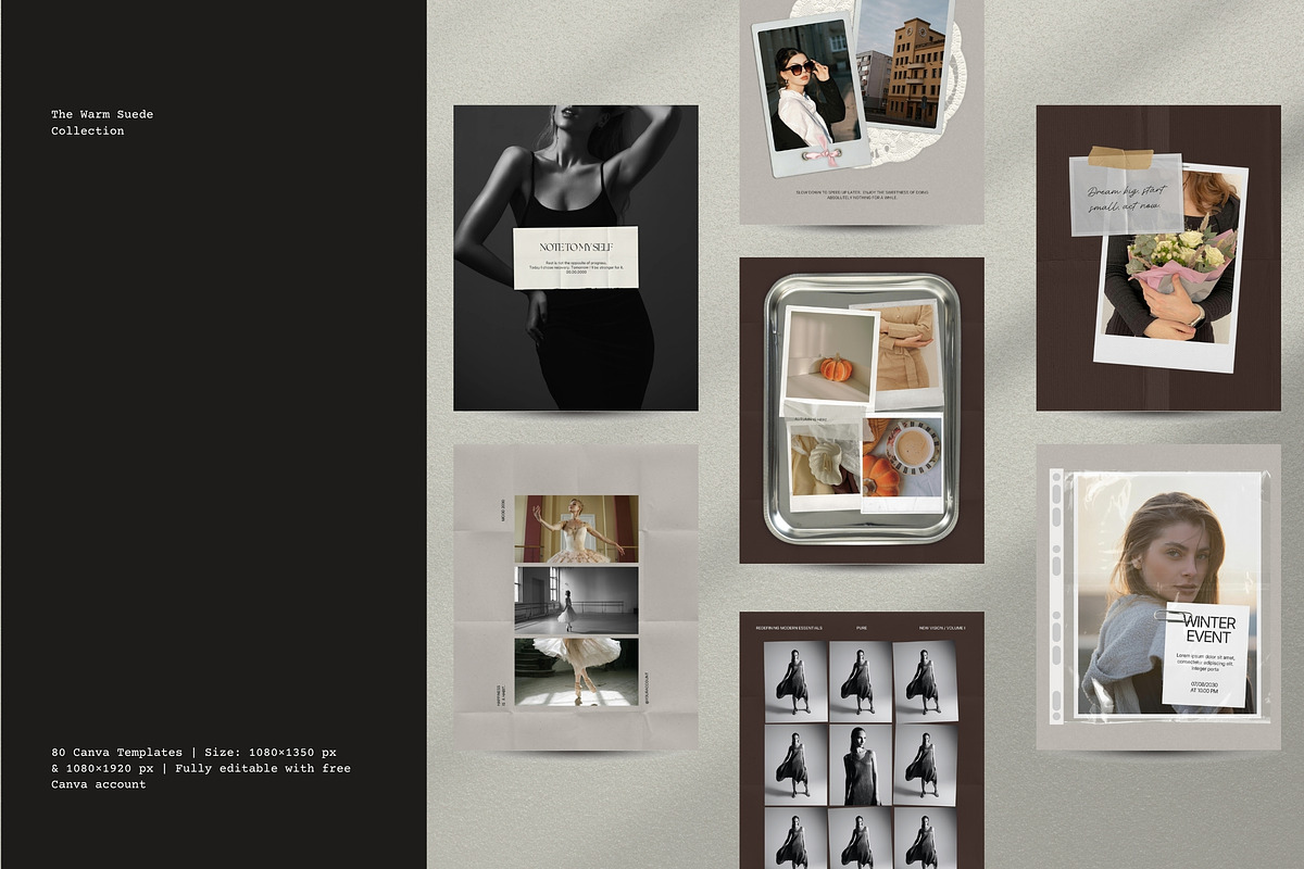 The Warm Suede Collection, a Social Media Template by Pani Temp. (Photo 13 of 15)