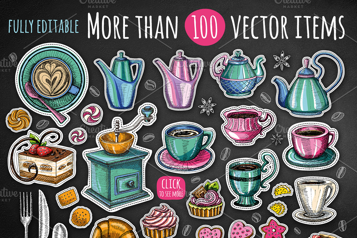 Big Coffee & Sweets Collection, a Brochure Template by Iraida_Bearlala (Photo 4 of 8)