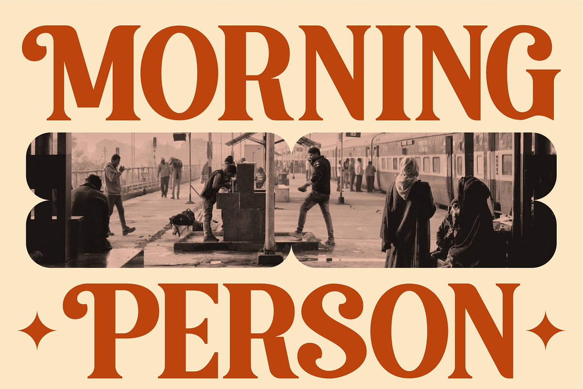 Kalimb - Retro Serif Typeface, a Serif Font by Bentype Studio (Photo 2 of 7)