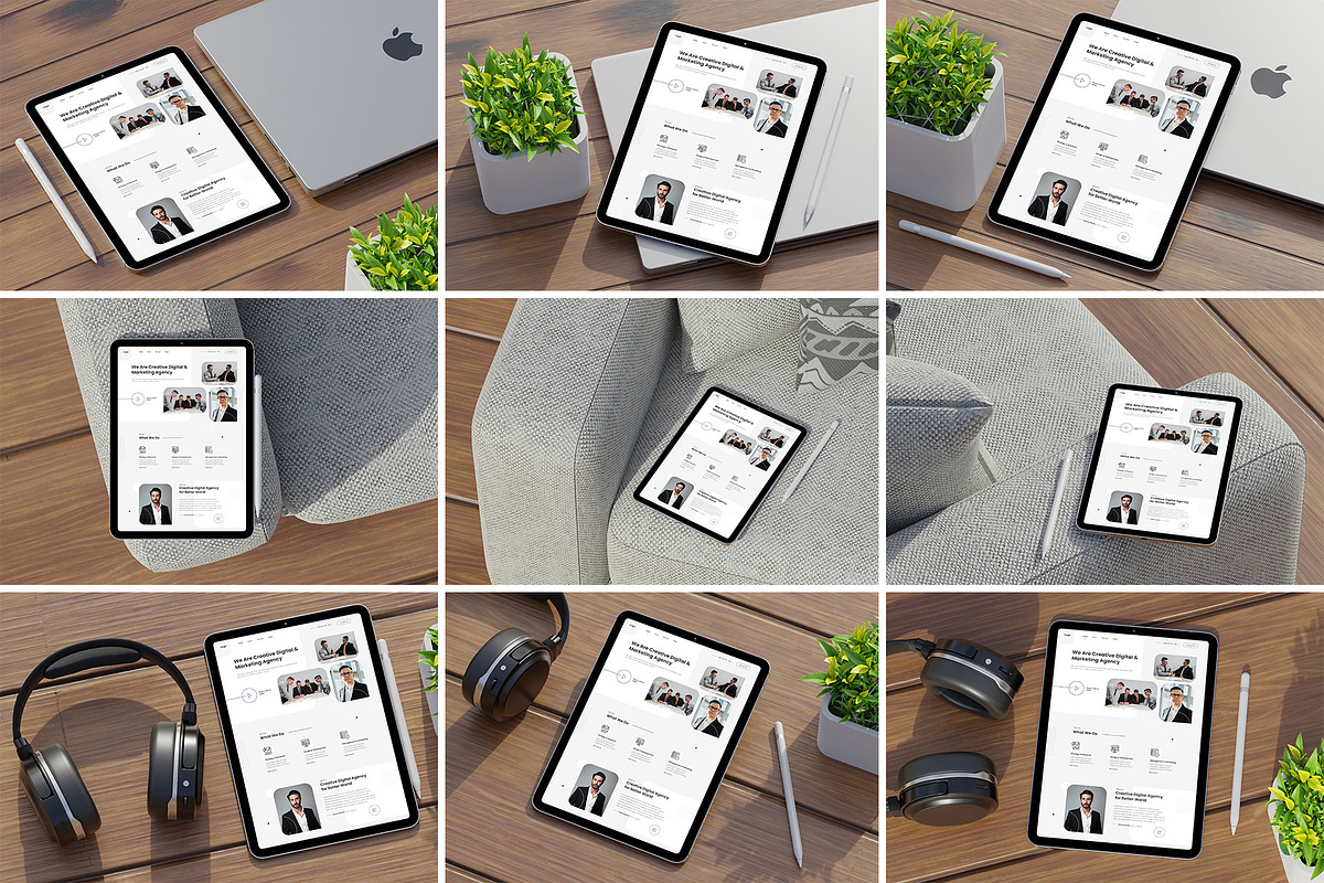 iPad Tablet Mockup Bundles, an iPad Mockup by Graphic Aesthetic (Photo 2 of 25)