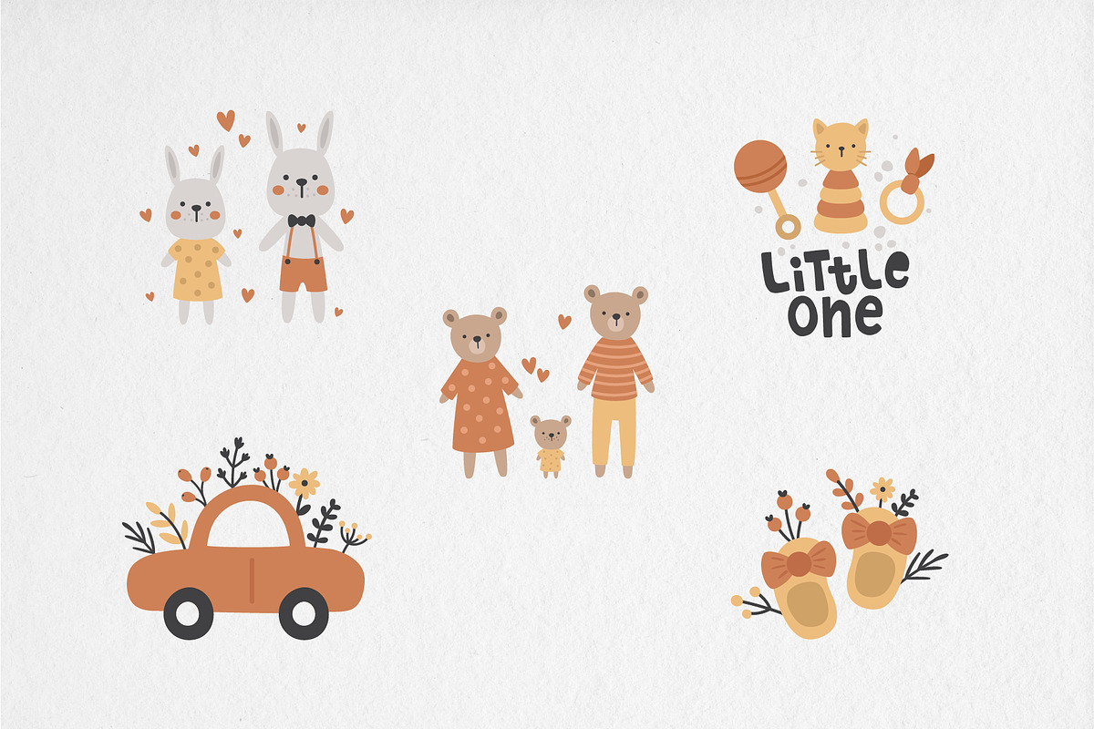 Boho Toys Nursery clipart collection, an Animal Illustration by Leysan Shayak (Photo 10 of 12)