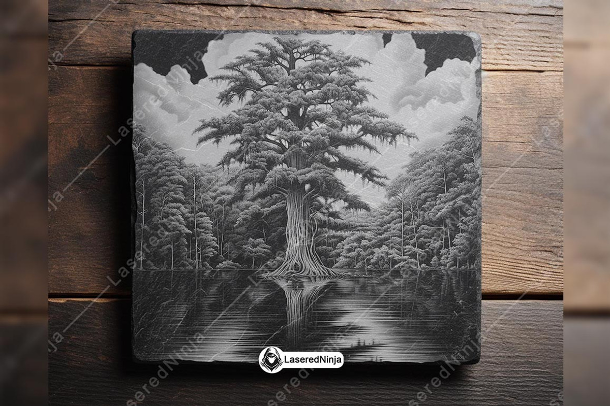 Bald Cypress Tree South Georgia Lake, a Background Graphic by LaseredNinja (Photo 7 of 7)