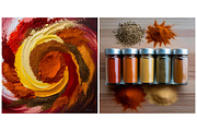 SET Indian Traditional Spices Mix, a Graphic by IrySha (Thumbnail 3 of 11)