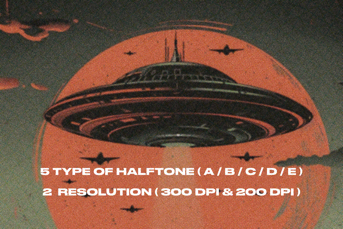 Halftone Maker Actions, an Action Add-On by Alternate Studio (Photo 2 of 9)