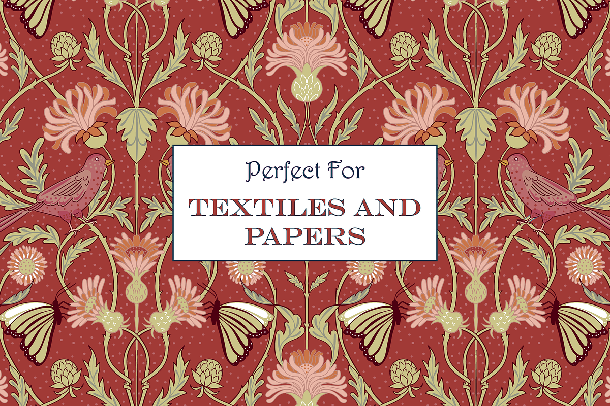 Autumn Boho Patterns Thistle Flowers, a Pattern Graphic by RachelStudio (Photo 2 of 10)