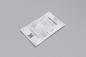 Receipt Mockup