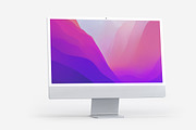 12 Ultra-Realistic iMac 24 Mockups, an iPad Mockup by Smotrow Related (Thumbnail 5 of 15)