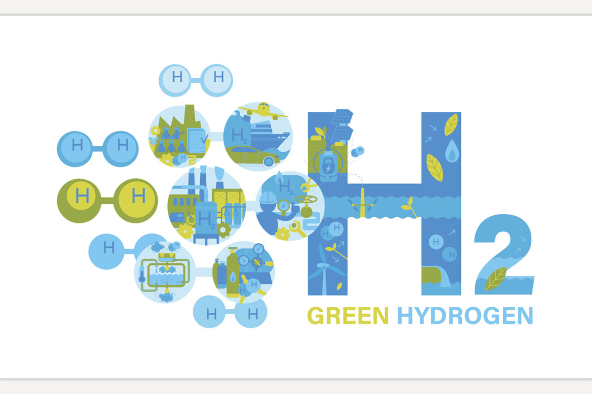 Hydrogen Outline Icon, an Outline Icon by Anna's Shop