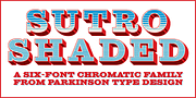 Sutro Shaded, a Slab Serif Font by Parkinson Type Design (Thumbnail 5 of 7)