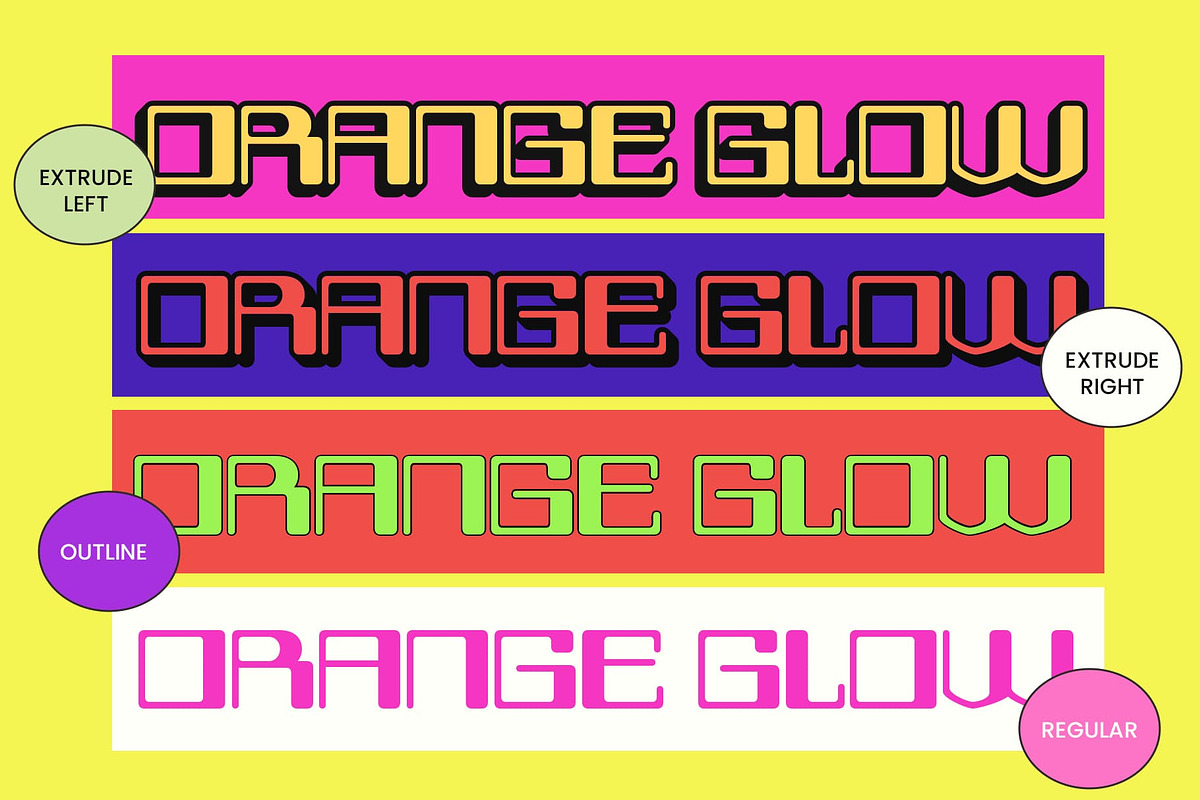 Cynode 3D, a Sans Serif Font by Craft Supply Co. (Photo 2 of 8)